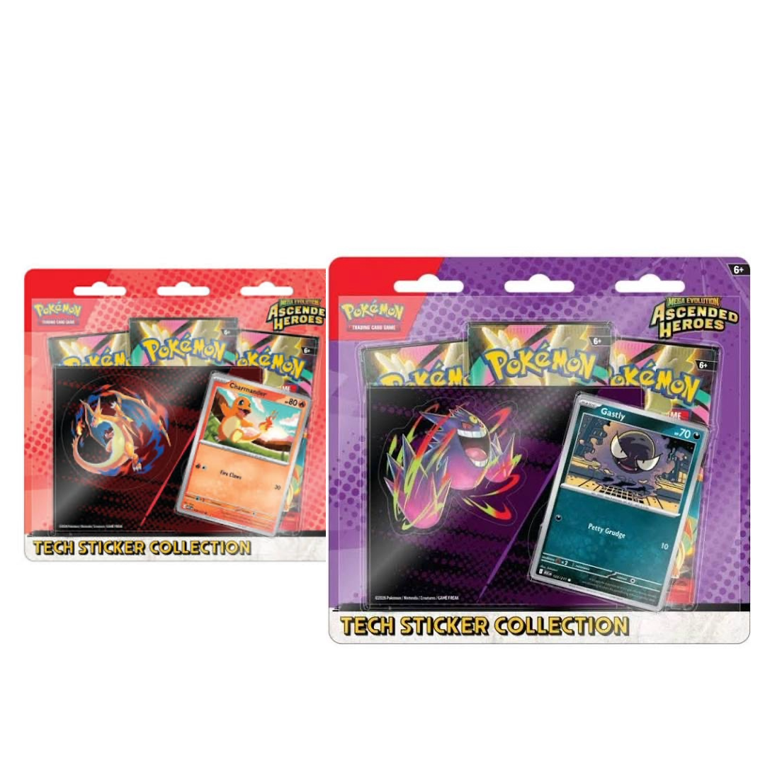 Pokemon: Mega Evolution Ascended Heroes Tech Sticker Collection (Random)