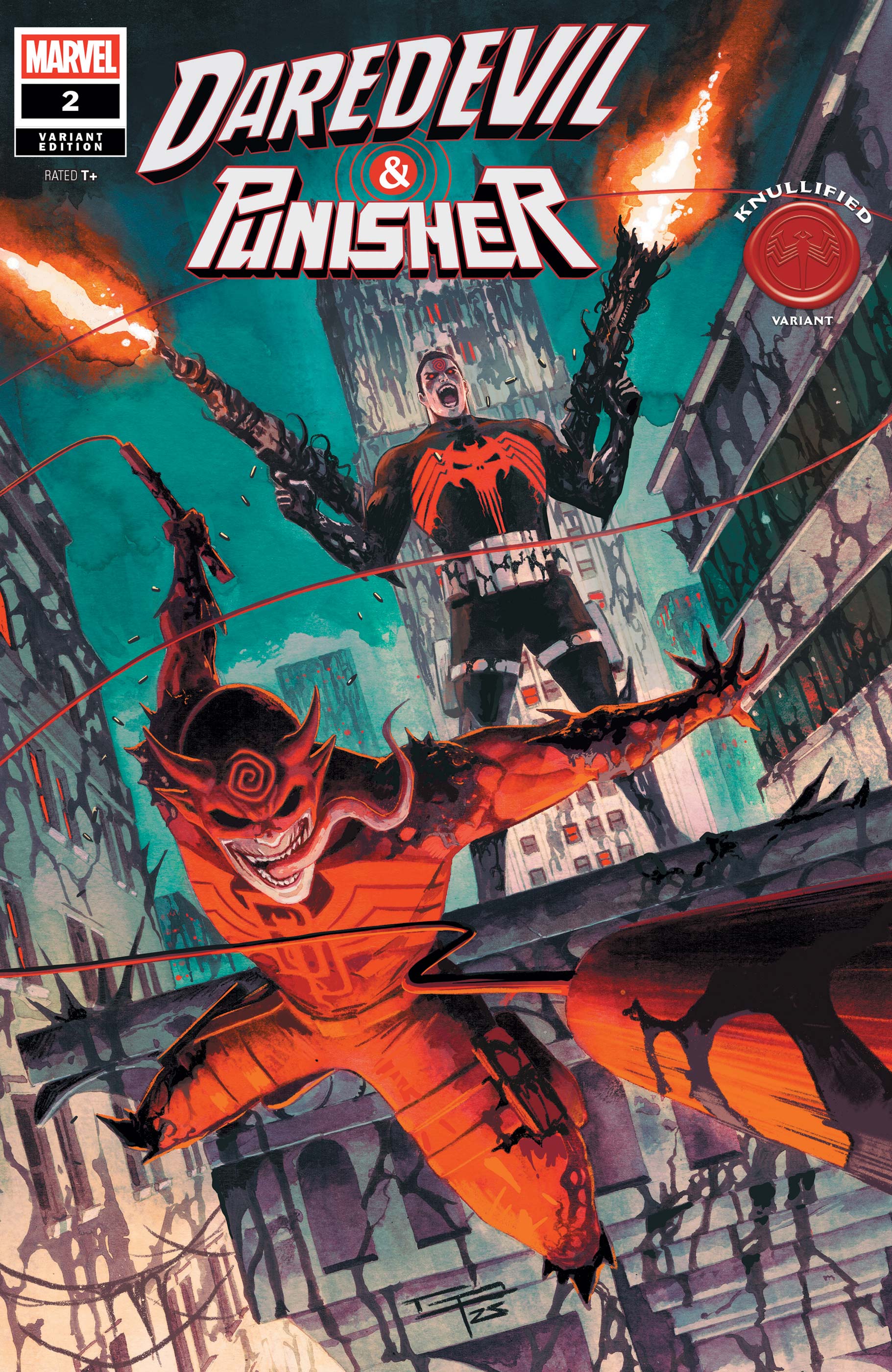Daredevil & Punisher: The Devil's Trigger #2 (Knullified Variant)