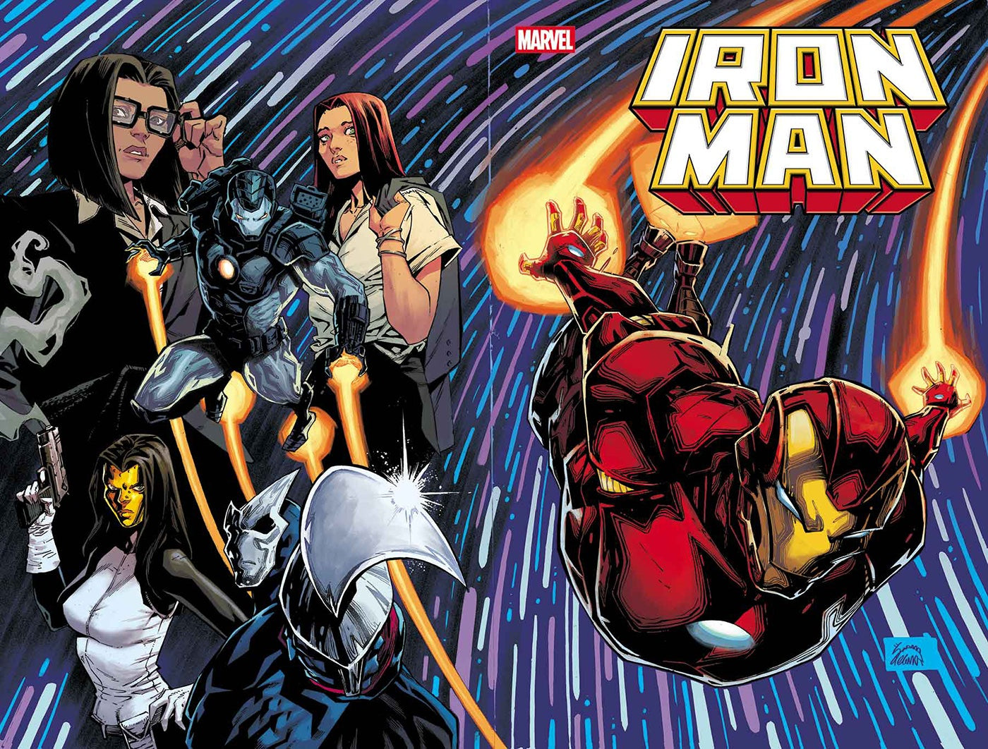 IRON MAN #1 CVR A (Ryan Stegman Wraparound Cover)