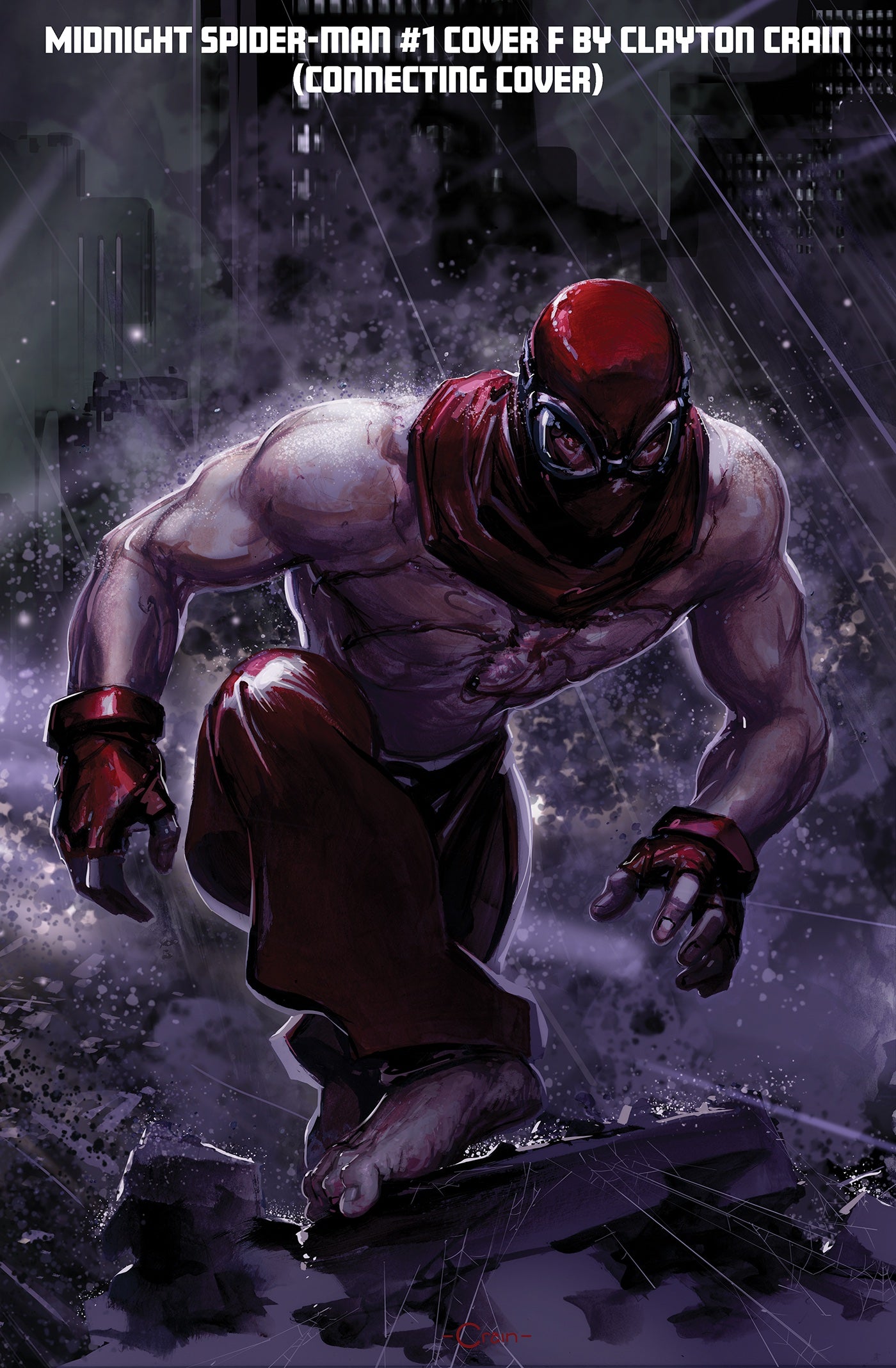 MIDNIGHT SPIDER-MAN #1 CVR F (CLAYTON CRAIN 3-PART CONNECTING VARIANT)