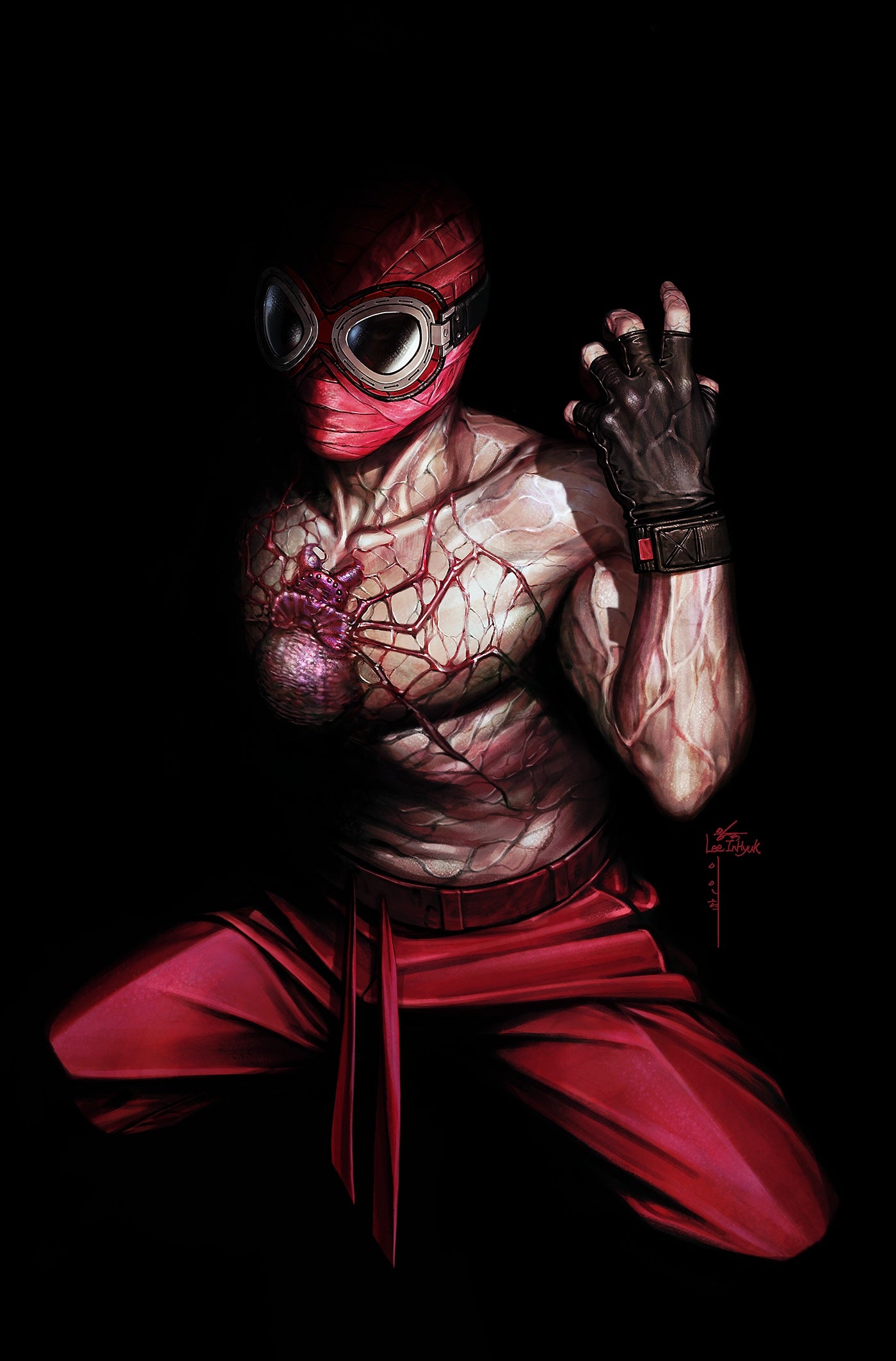 MIDNIGHT SPIDER-MAN #1 CVR J (INHYUK LEE VIRGIN 1:100 VARIANT)