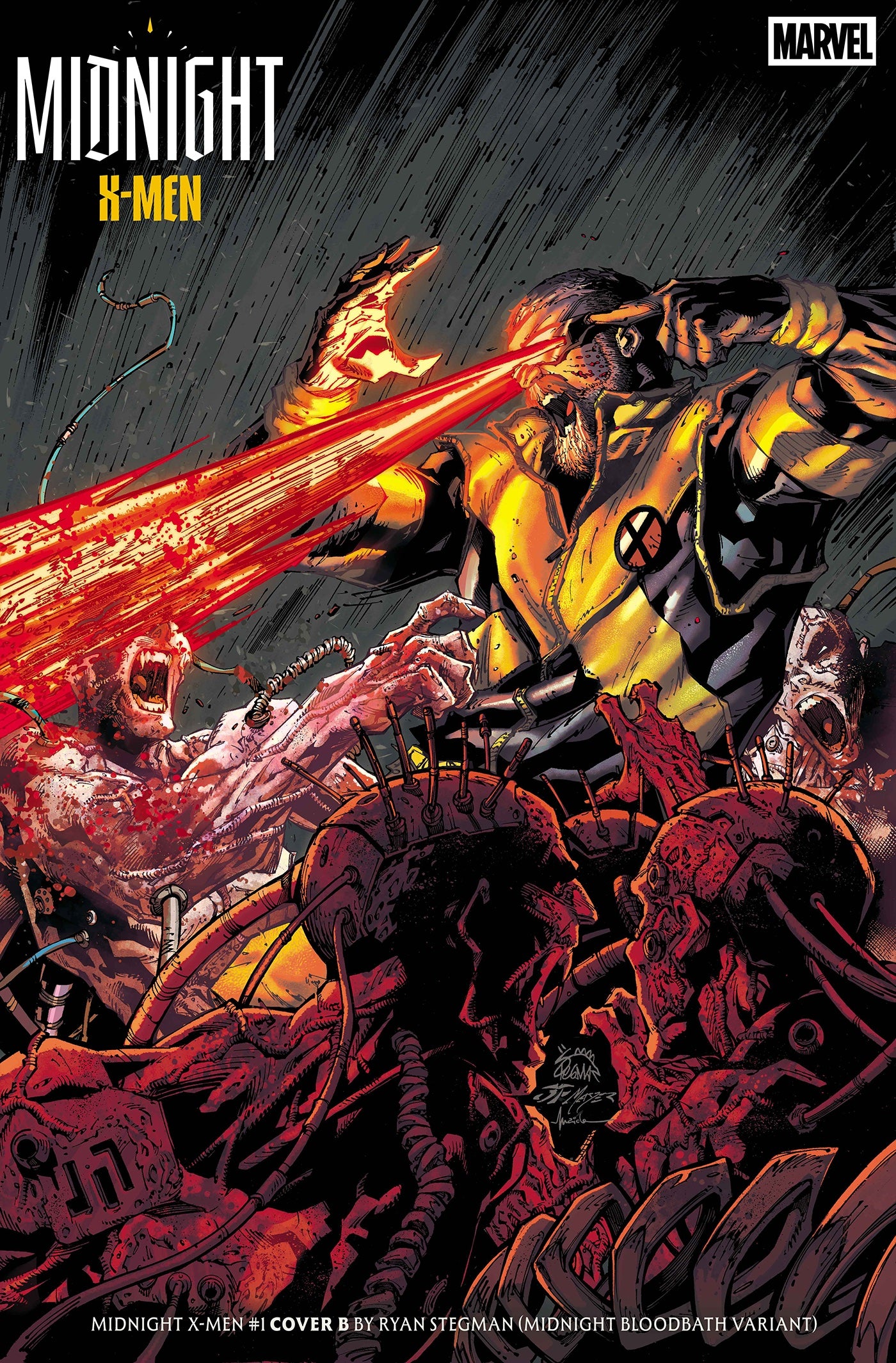 MIDNIGHT X-MEN #1 CVR B (RYAN STEGMAN MIDNIGHT BLOODBATH VARIANT)