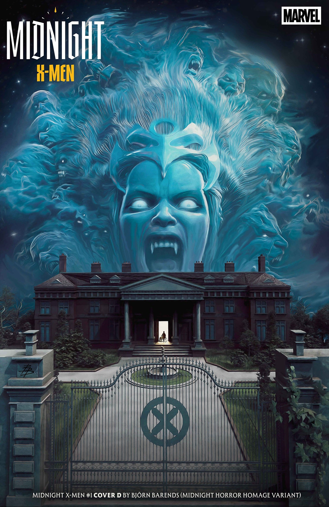 MIDNIGHT X-MEN #1 CVR D (BJORN BARENDS MIDNIGHT HORROR HOMAGE VARIANT)