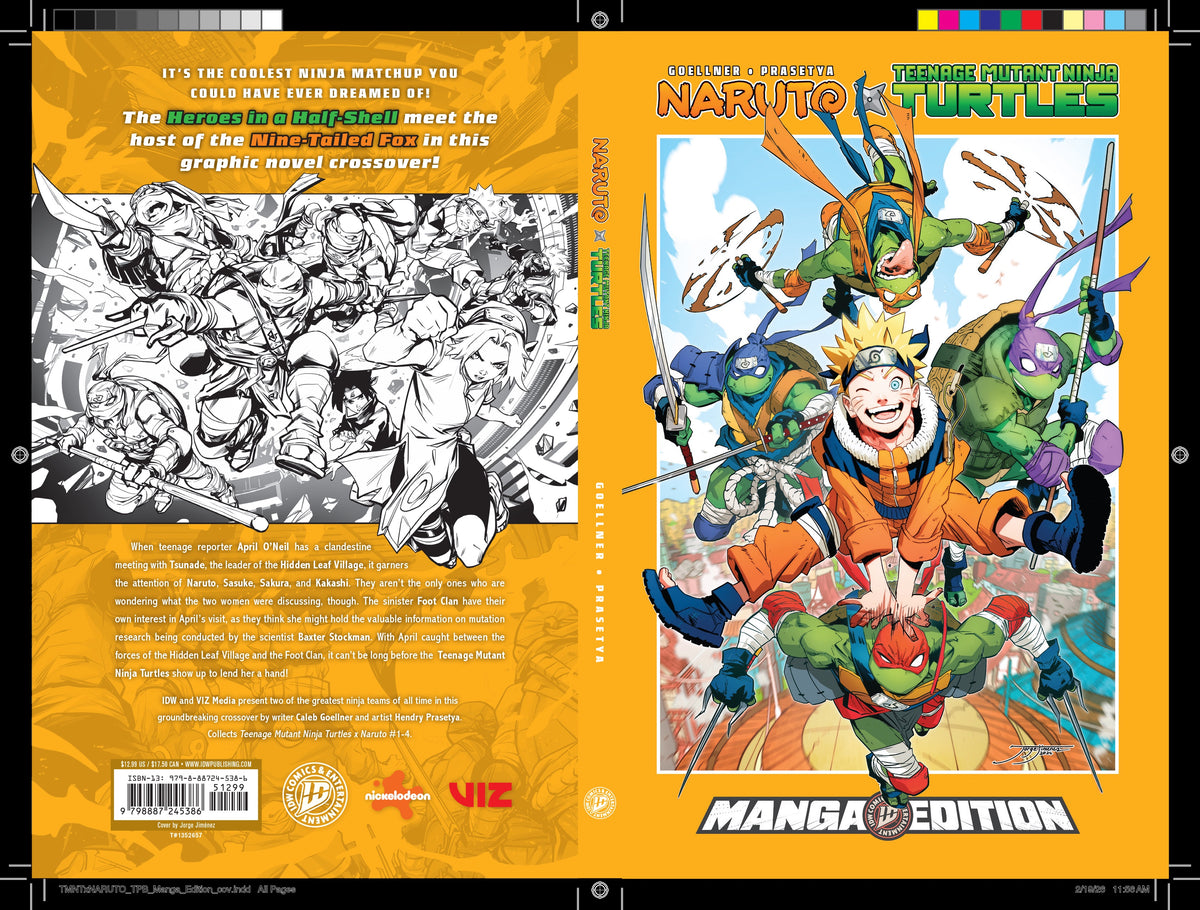 Naruto x Teenage Mutant Ninja Turtles: Manga Style Edition (Trade Paperback Pre-Order)