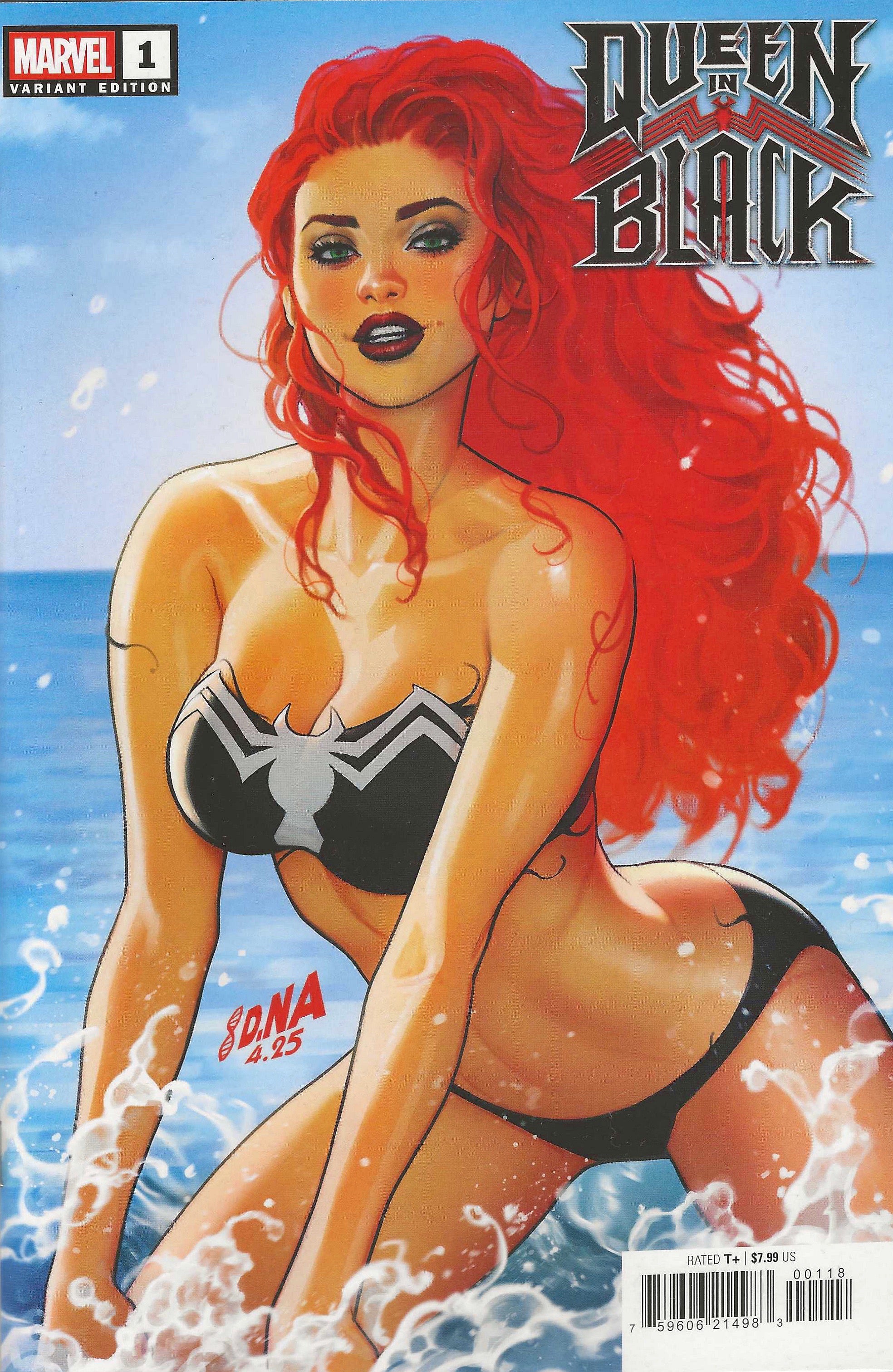 QUEEN IN BLACK #1 BLIND BAG EXCLUSIVE SWIMSUIT VARIANT-DAVID NAKAYAMA (DNA)
